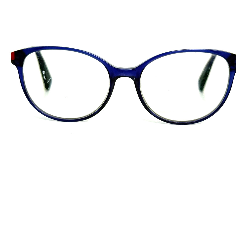 SIMPLE Eyewear Eyeglasses Elvira 024 Blue Optical Frame 53-18-140 H17940‎